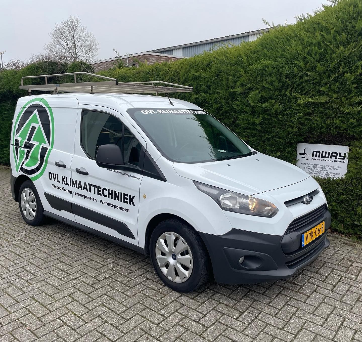 Servicebus van DVL Klimaattechniek